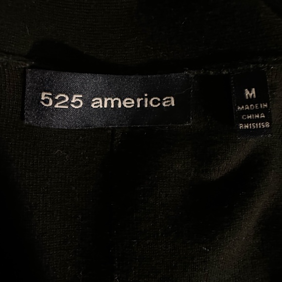 525 America Crop Gray Cardigan Sweater Front Tie - Picture 12 of 14